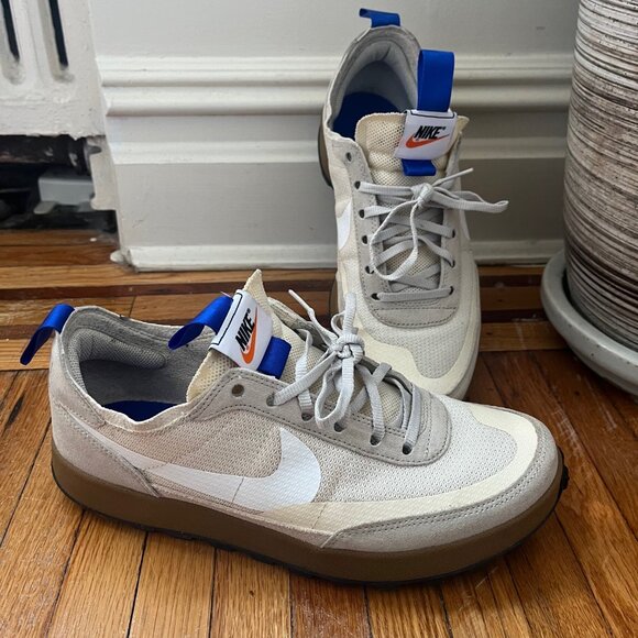 Nike X Tom Sachs Nikecraft General Purpose Shoe 11W/9.5M (Cream / White) - Picture 1 of 8